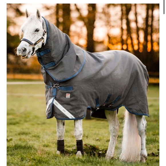 NWT 72” Hexstop Plus Horseware Ireland Rhino turnout, blanket waterproof 250g - Picture 3 of 11
